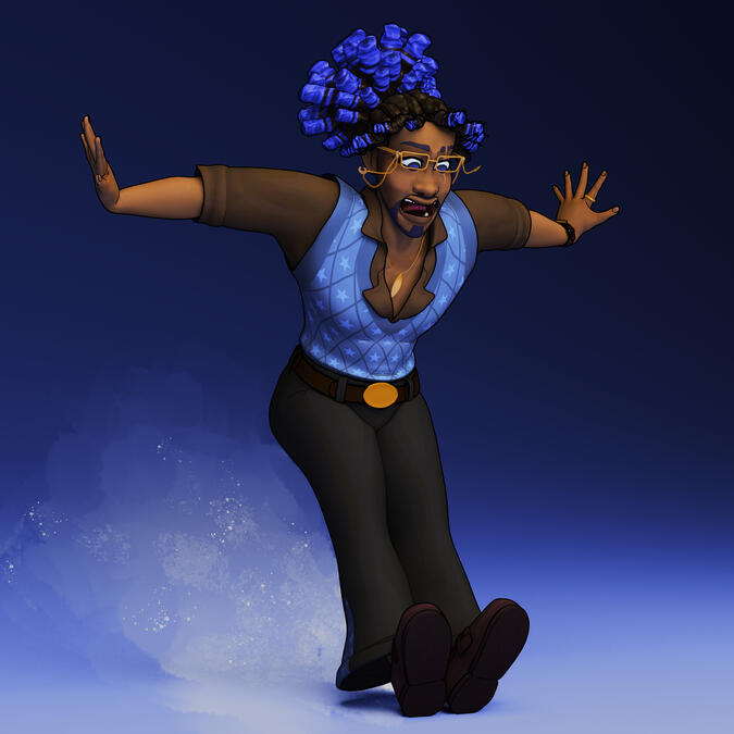 Zach (surprised): Textured with InstaMat (2025)