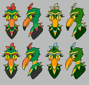 The Flock of Forgotten Faces Character Concept 1 (2024)