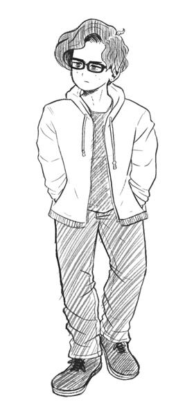 Style Study of Kōhei Horikoshi using self (2023)